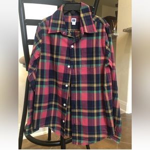 Janie and Jack Boys Plaid Shirt Size 8